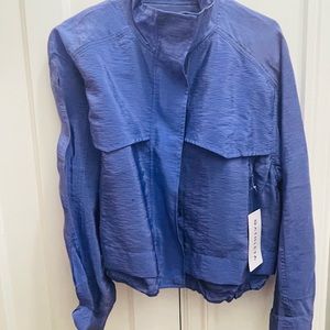 Purple wind jacket ATHLETA